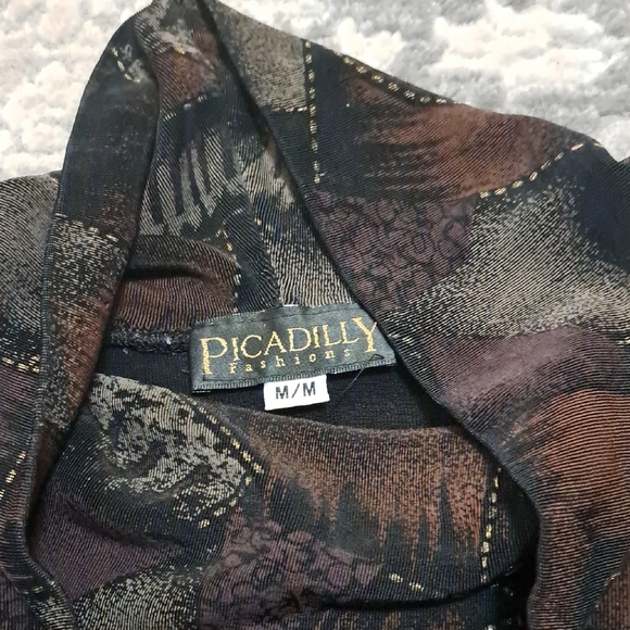 Picadilly Fashion Abstract Pattern Sweater - Picture 3 of 5